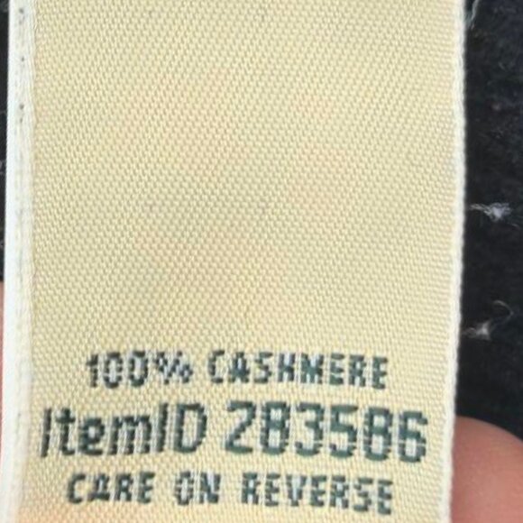 Ll.bean Sweater Women S Black Cashmere Soft Crew Preppy Career Minimalist Grudge - Picture 6 of 8